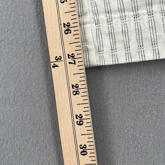 ANTHROPOLOGIE HEI HEI Pants Womens 4 Off White Cotton Striped Pant Wander Cargo - Picture 13 of 13